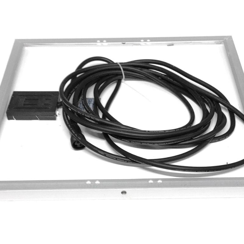 Foco Proyector Led Exterior 100w 6500k con placa solar, sensor crepuscular, control remoto y 5 mts de cable