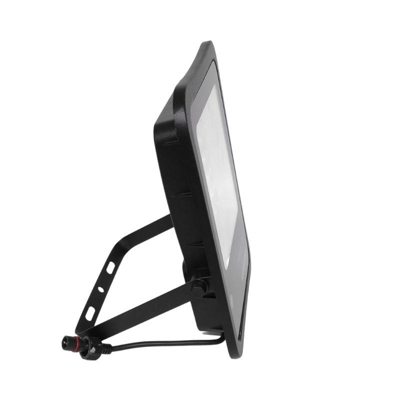 Foco Proyector Led Exterior 200w 3000k con placa solar, sensor crepuscular, control remoto y 1,5 mts de cable