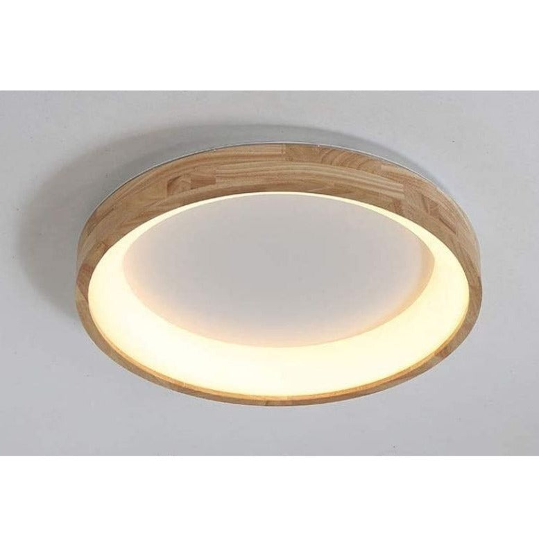 Plafón LED Madera 30W/50W/55W/60W 3000k Redondo