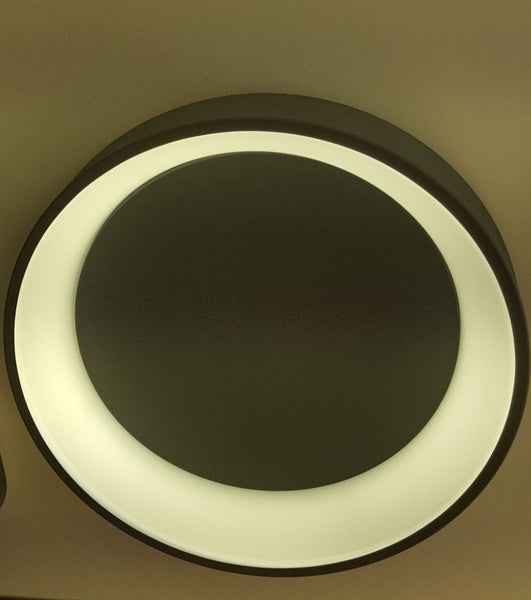 plafón led círculo gris 42w luz blanca neutra, 4200k