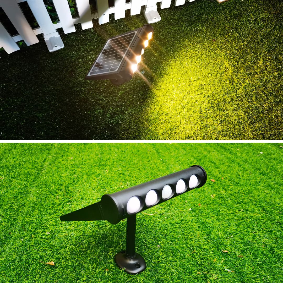 Proyector LED Solar con sensor de movimiento para exterior sin cables