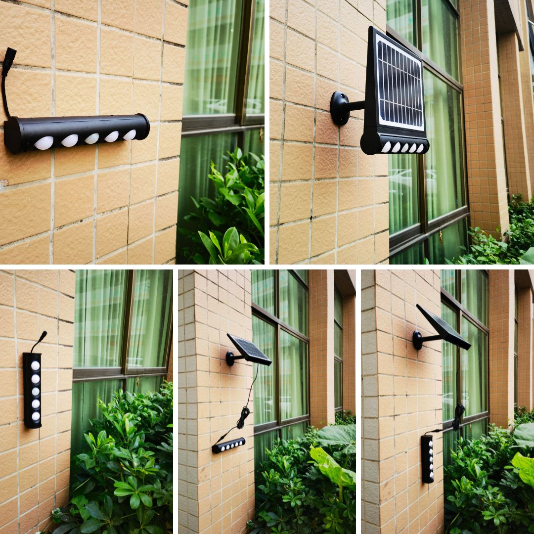 Proyector LED Solar con sensor de movimiento para exterior sin cables