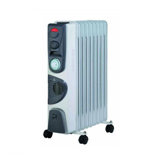 radiador 7 elementos con programador y calefactor