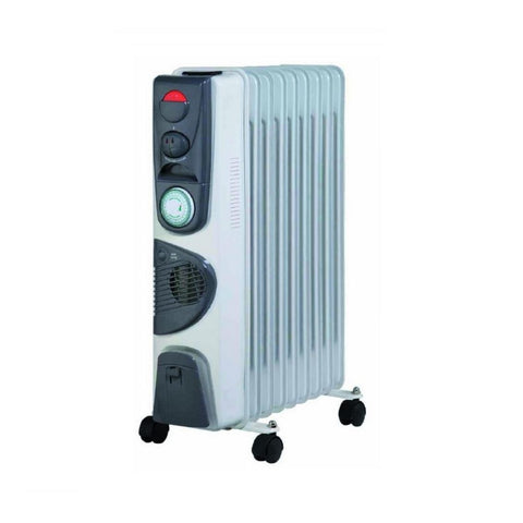 radiador aceite 7 elementos con programador y calefactor