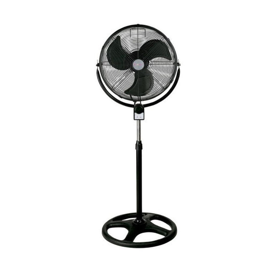Ventilador de Pie 120w con Alta Velocidad, Orientable y 3 Velocidades