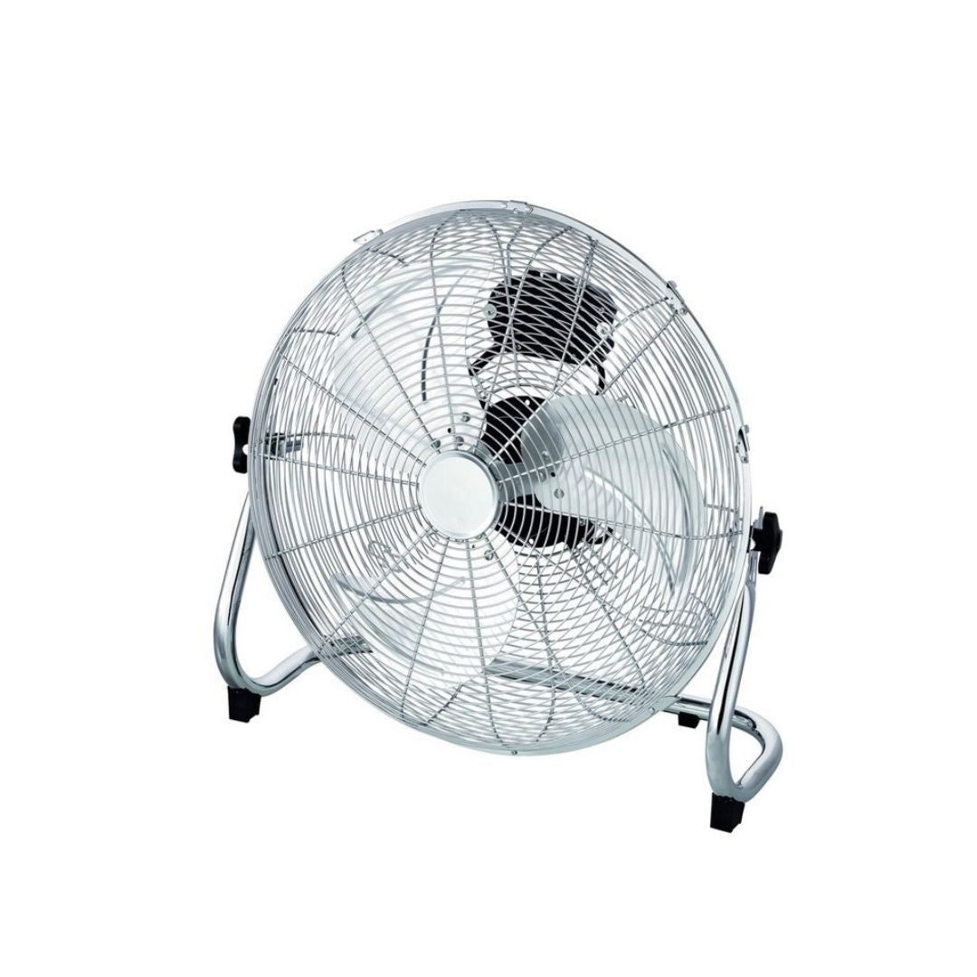 Ventilador de Suelo Industrial 100W Ø45 cm | 3 Velocidades, Alta Potencia, Metal Retro
