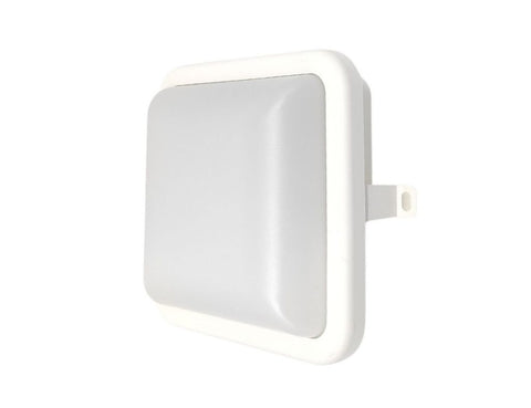 Aplique Led Exterior 8W IP44 Cuadrado Blanco