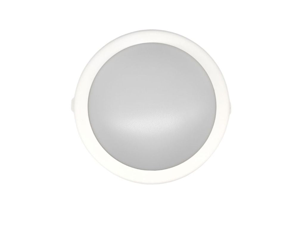 Aplique LED para exterior 8w IP44 redondo branco