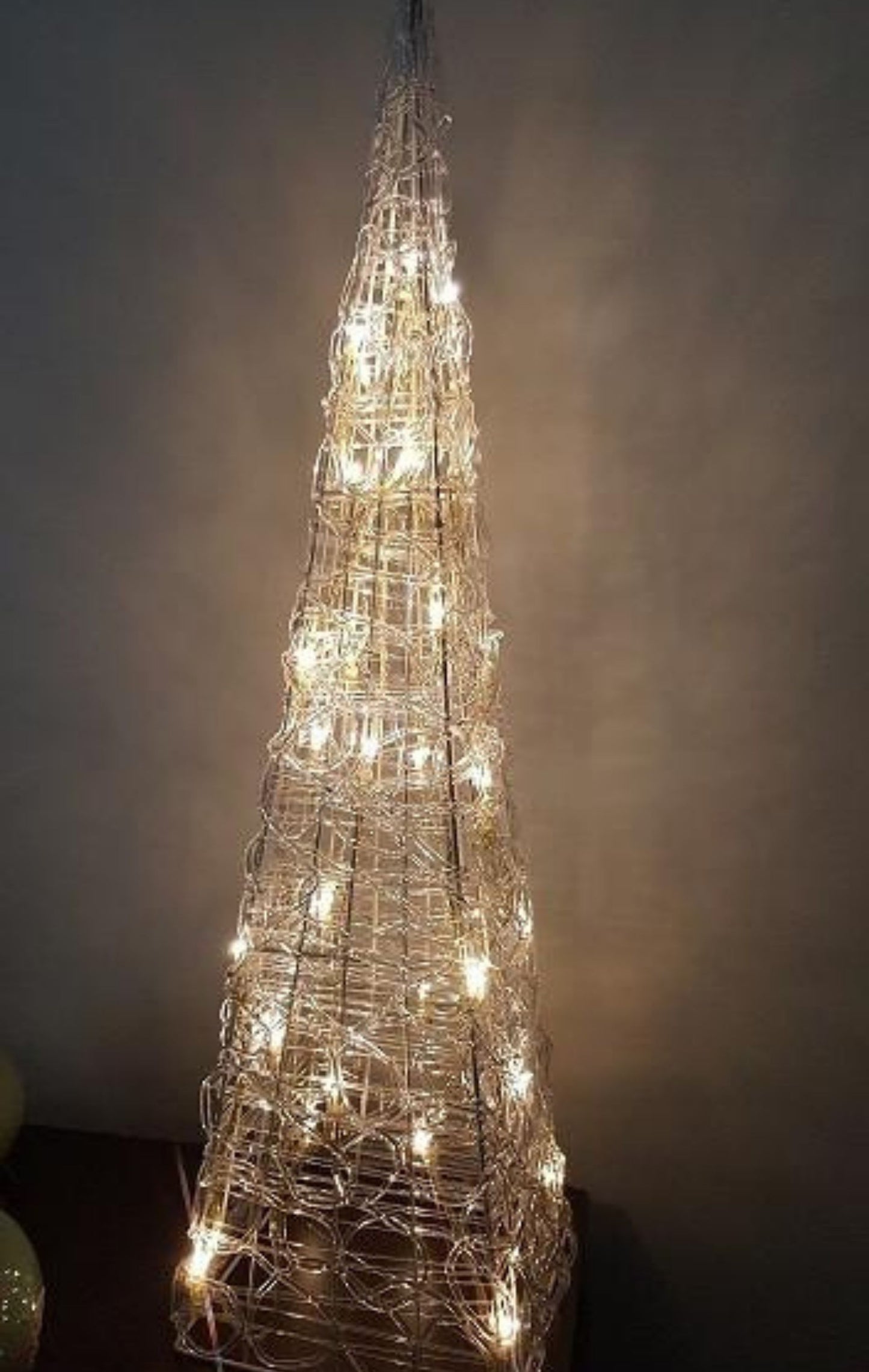 Árbol Navidad Led con Luces Blancas 90 cm