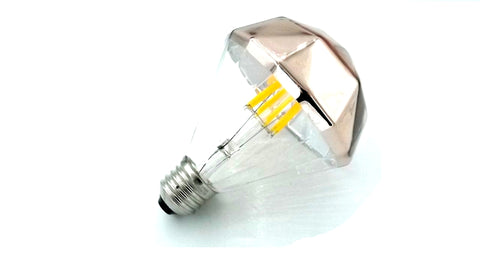 Bombilla Decorativa Led E2710w 2700k Prisma Rosado