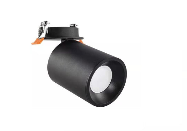 Foco Downlight Led Basculante 20w 4000k Negro