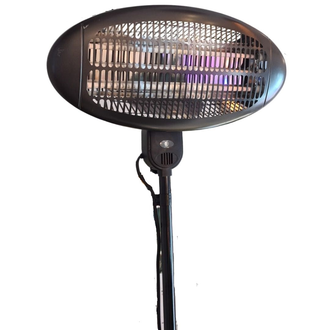 Poêle d'extérieur pour terrasses et patios, 3 niveaux de puissance 2000W