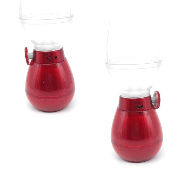 Farolillo Rojo Led Recargable con USB 0,4w 3000k
