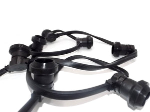 Guirnalda para Exterior 25 m. Cable Goma con 25 portalámparas E27 IP44