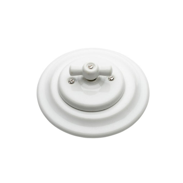Interruptor Cruzamiento de Porcelana Empotrable 10A 250V