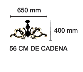 Tipo moderno do candelabro da lâmpada pendente do diodo emissor de luz 80W 3000K