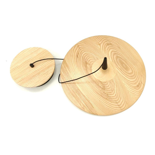 Lámpara Colgante Led Inga de Madera 15w 3000k