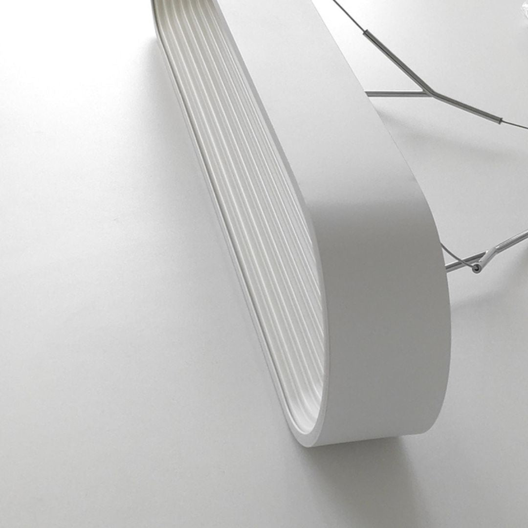 Lámpara Colgante Led Aluminio Blanco 4200k 40w