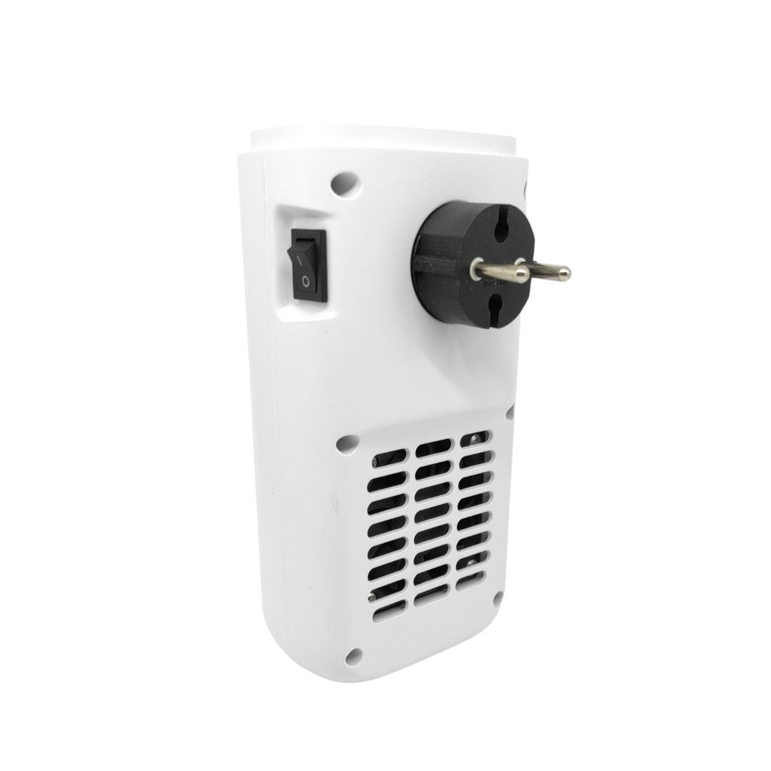 Mini Calefactor con Enchufe, Efecto Llama de Fuego y Programador