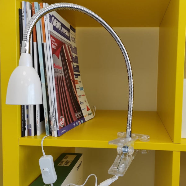 Flexo Led con Pinza de Sujeción 3w 6400k Negro
