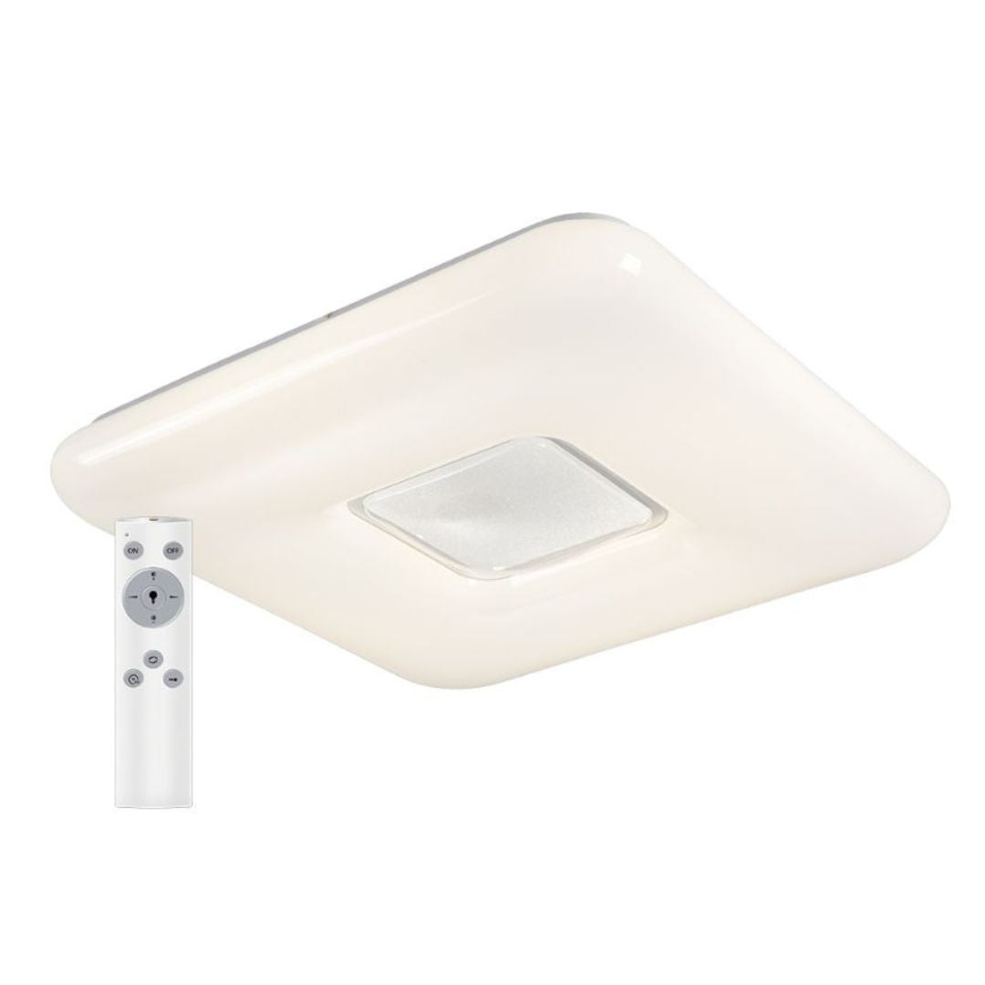 Plafon LED 72W Ajustável em Tom e Intensidade com Controle Remoto: Controle Total da sua Iluminação