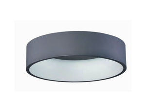 Plafón Led de Techo Circulo Gris 42w 4200k