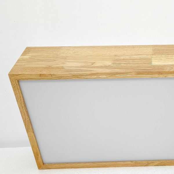 Plafón Led Rectángulo Madera 40W 3000K
