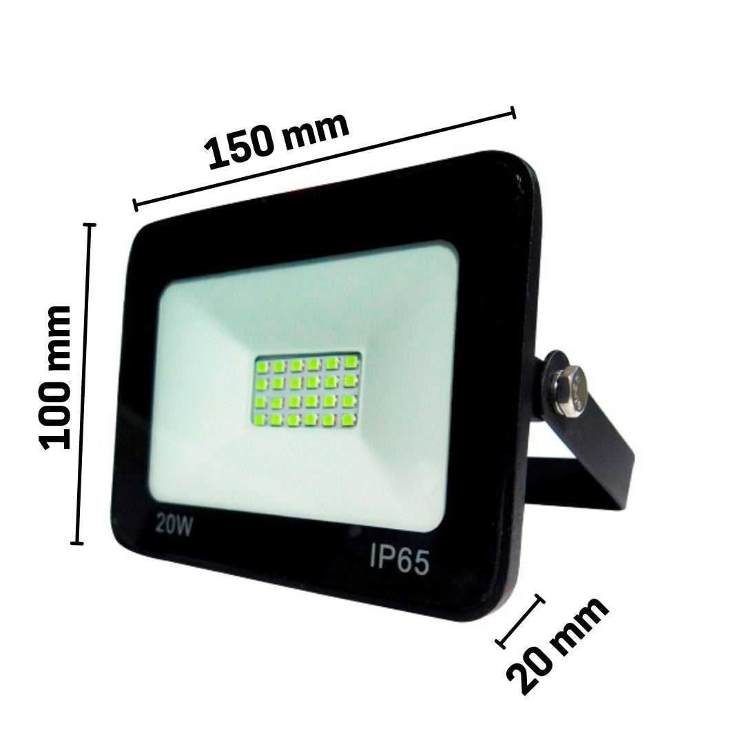 Proyector Led Extraplano 20w 3000k-6500k IP65