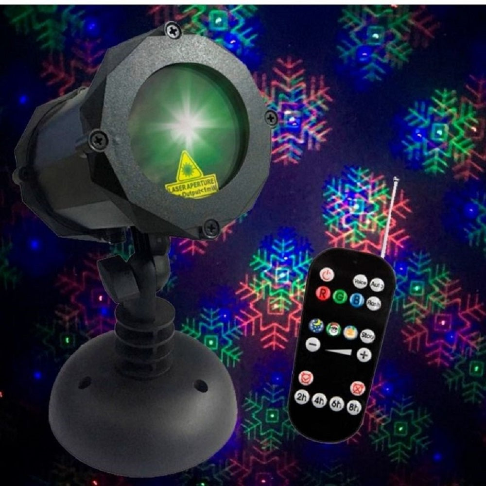 Proyector Led RGB Cielo Estrellado, Navidad, Hallowen Interior & Exterior