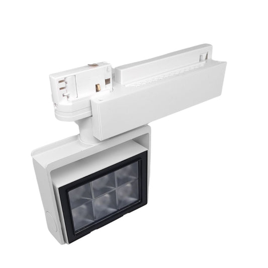 Proyector Carril Led 4 Vías 30w 3000k 3800 lúmenes