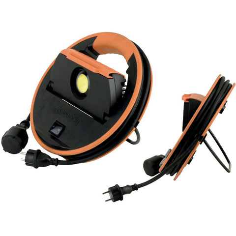 Proyector Led de Trabajo Magnético IP54 50w 6500k con 5 mts cable 3x1,5mm y toma de corriente