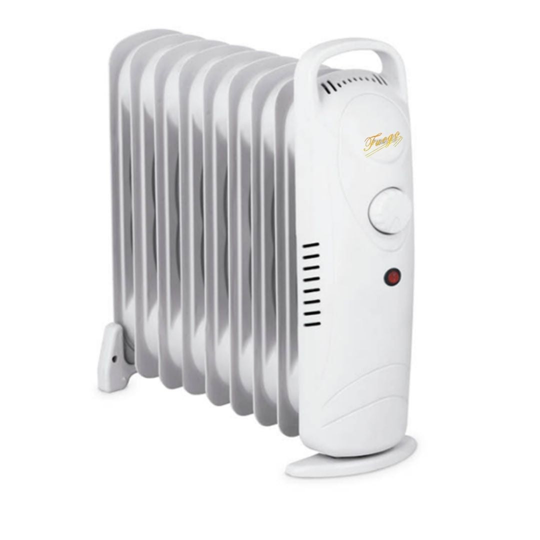 Radiateur à huile 900 W avec 9 éléments et thermostat réglable
