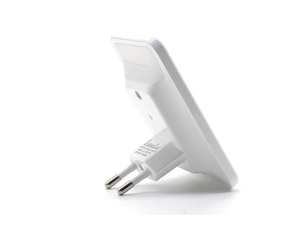 Piloto Luz Nocturna Led Rectángulo Blanco con Sensor Crepuscular 0,3W 4000K