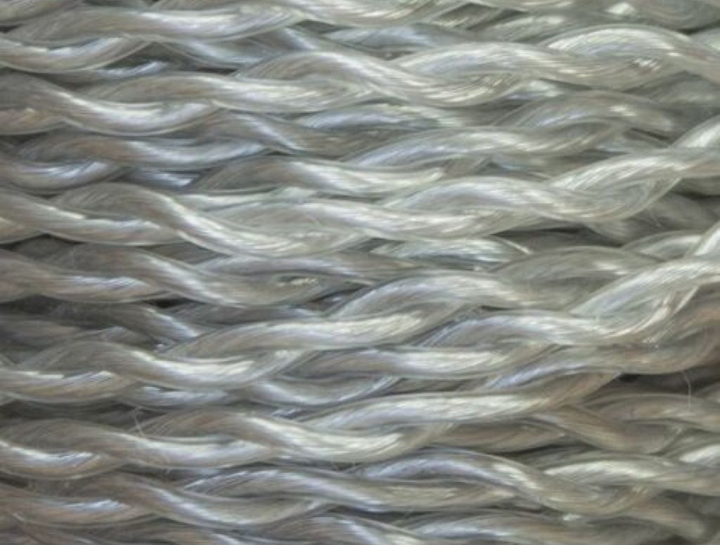 Cable Eléctrico Textil Trenzado Seda 2x 0,75 mm Transparente venta por metros