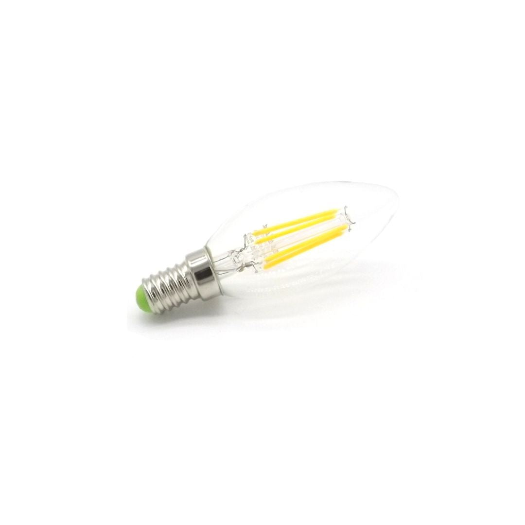 Bombilla Vela Filamento Led E14 4w 2000k-28000k-6000k